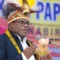 Gubernur Papua Tengah, Meki Fritz Nawipa dalam sambutan membuka Rakerprov KONI Papua Tengah Tahun 2025 di aula LPP RRI Nabire, Jumat (27/6/2025). - Dok. Humas