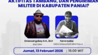 FKMKP menggelar seminar di asrama Paniai, Perumnas 3 Waena, Kota Jayapura, Papua, Jumat (13/3/2026) dengan tema “Hentikan Berbagai Stigma Hegemoni Buatan Jakarta” dan subtema “Dampak Pemekaran (DOB) Aktivitas PT Minerba dan Darurat Pengiriman Militerisme di Kabupaten Paniai”. - IST
