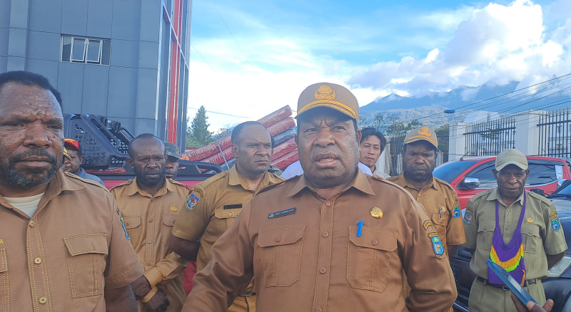 Kepala Dinas Sosial Papua Pegunungan, Yanius Telenggen.  